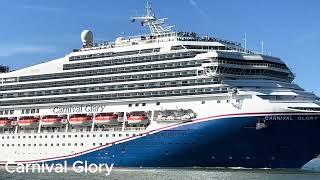 Stunning Cruise Sail Away | Carnival Glory | Port Canaveral