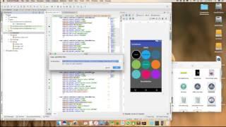 Android Studio Tutorial   Circular button demo menu