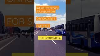 LAND FOR SALE | GST ROAD _GUDUVANCHERY URABAKKAM---April 2023 #shorts #trending #viral