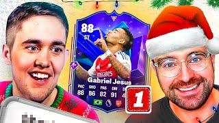 FC25 Squad Builder Showdown Advent Calendar! GABRIEL JESUS! Day 1 vs PieFace