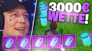 Slurp Challenge in Fortnite | 3000€ Wette | SpontanaBlack