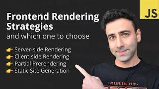 Rendering Strategies Explained: SSR, ISR, PPR, SSG & CSR