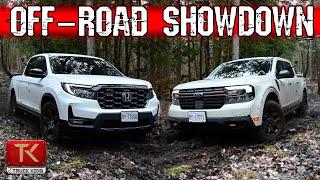 Ford Maverick Tremor vs Honda Ridgeline Trailsport - Head-to-Head in Thick Mud! In-Depth Comparison