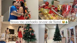 MONTAMOS NOSSA ÁRVORE DE NATAL DOS SONHOS | PRIMEIRO NATAL NA CASA NOVA 