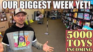 Plush Sale Struggles + Our Biggest Week of Deliveries Yet! – The Overstock Toy Shop!