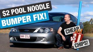 Fixing BA Falcon Bumper Sag for $2.50... With a Pool Noodle? Ford BA XR6 Turbo