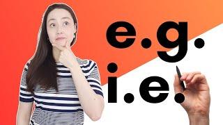 e.g. or i.e.? - How do I use these abbreviations?