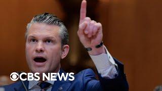 Watch: Hegseth avoids questions about National Guard activation during Jan. 6 Capitol riots