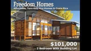 Retire in a Brand New, 2 BR Costa Rica Eco-Home - $101,000 Lot Included