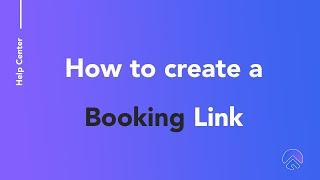 How to create booking links in Flozy