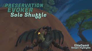 Preservation Evoker Solo Shuffle Arena vs Resto Druid - WoW Arena Highlights