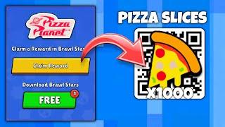 NEW!  FREE PIZZA SLICES  |BRAWL STARS PIZZA PLANET QR CODE 2025 || BrawlStars NEW UPDATE