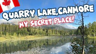 Enchanting Beauty Of Quarry Lake - Canmore In 4K