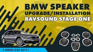 BMW Speaker Upgrade/Installation | 2017+ G30 5 Series | BAVSOUND Stage One