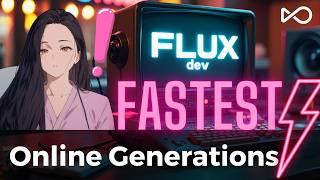 How I Run Flux Dev with the FASTEST online generations (Uncut Live Examples)