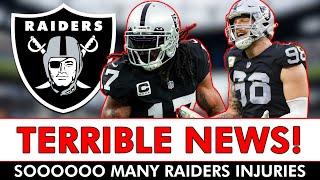 TERRIBLE Raiders Injury News That Will Make You SICK! No Maxx Crosby Or Davante Adams vs. The Browns