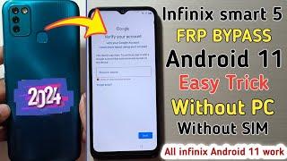 Infinix Smart 5/6 FRP Bypass | Infinix Smart 5 Frp Unlock | Without Pc Android 11 (X657) Frp Bypass