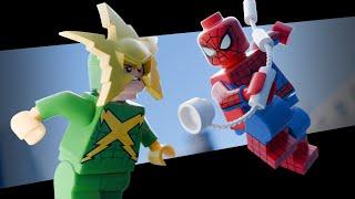 Spider-Man Vs Electro | LEGO Blender 3D Animation | 4K