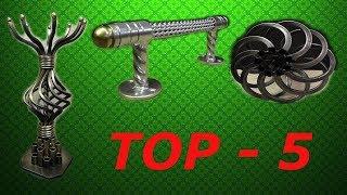 TOP-5! КОРЗИНКА из ПРОФИЛЬНОЙ трубы! Декор-скручивание! КОВАНАЯ ручка. ХОЛОДНАЯ КОВКА СВОИМИ РУКАМИ.