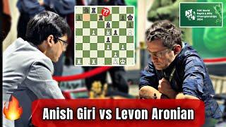 Giri vs. Aronian: Rapid Fire Showdown! ️ Round 6 FIDE World Rapid 2024 