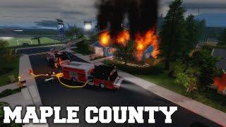 Playing Maple County BEFORE SUMMER UPDATE! Police Chases! (Maple County) #roblox #robloxroleplay