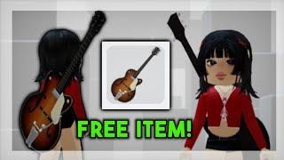 Roblox FREE Item! How to get Guitar I - George Ezra for 0 Robux