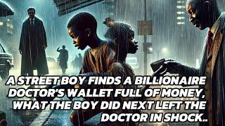 A STREET BOY FINDS A BILLIONAIRE DOCTOR'S WALLET FULL OF MONEY, HE LEFT THE DOCTOR...#folktales