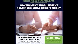 Government Procurement Readiness: What Does It Mean?