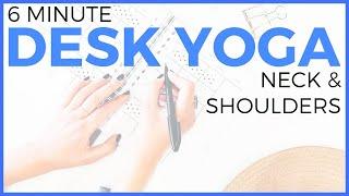 5 minute Desk Yoga for Neck & Shoulders | Sarah Beth Yoga