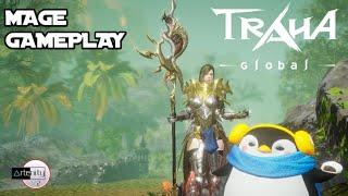 Mage Traha Global - Staff Weapon Skills Gameplay (Android Mobile)