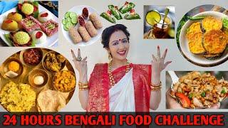 I Ate Only BENGALI Food For 24 Hours Challenge  Garima's Good Life