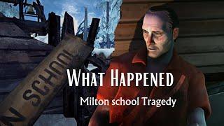 What happened to Astrid and Lilly Barker at the Milton school?