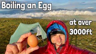 HELVELLYN - 40mph Winds - Solo Wild Camping in the Lake District Mountains