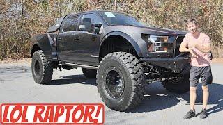 Ford F250 MEGARAPTOR Lariat Ultimate: Start Up, Test Drive, Walkaround, POV and Review