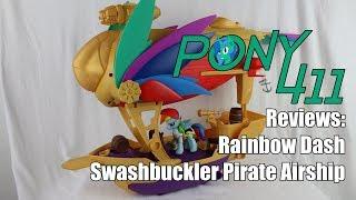 Pony 411 Reviews: MLP Movie Rainbow Dash Swashbuckler Pirate Airship