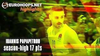 Ioannis Papapetrou (season-high 17 points)  Zalgiris Kaunas - Partizan Mozzart Bet Belgrade 74-88