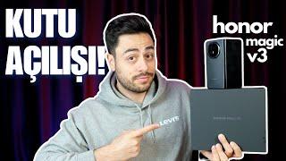 EN İYİ KATLANABİLİR TELEFON MU? HONOR MAGIC V3 KUTU AÇILIŞI!