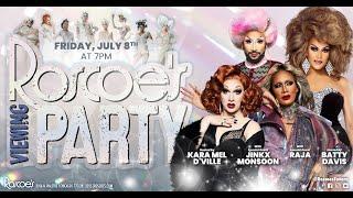 Raja & Jinkx Monsoon: Roscoe's RPDR All Stars 7 Viewing Party with Batty & Kara