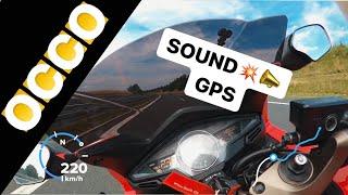 Honda VFR800F Topspeed / Sound - on German Autobahn! Vtec V4 (No Panigale, RSV4)