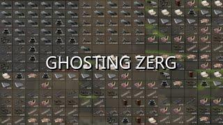 GHOSTING A 30 MAN ZERG FOR INSANE LOOT - RUST