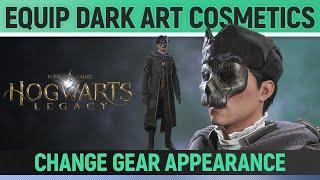 Hogwarts Legacy - How to Equip the Deluxe Dark Arts Cosmetic & Change the Appearance/Skin of Gear