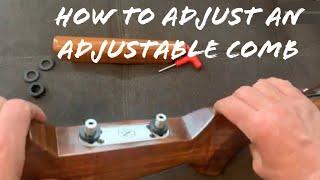 DIY. How to adjust an adjustable comb on a shotgun.