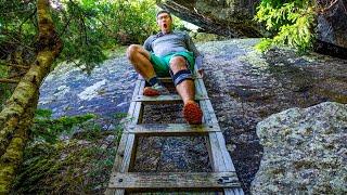 Hiking the Terrifying Six Husbands Ladders to Mt Jefferson | White Mountains NH