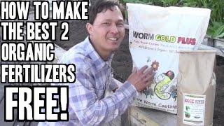 Best 2 Homemade Organic Fertilizers Anyone Can Make FREE