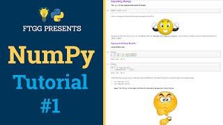 [Urdu/Hindi] NumPy Tutorial on Interactive Juptyter Notebooks #1 | Python | 2020