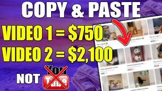 Copy & Paste Videos To Make $750 Per Video In Passive Income (Step By Step - NOT YouTube)