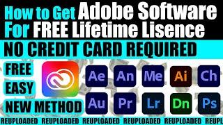 How to Get Adobe Creative Cloud All Apps for FREE Lifetime License | No Credit Card Required