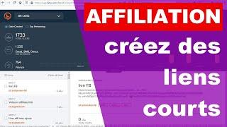  AFFILIATION : Créez des liens courts, raccourcisseur d'URLs