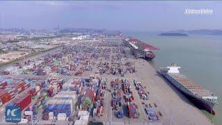 Take a look at China's first fully automated container terminal