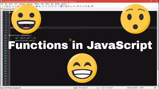 Functions #4 Basics of JavaScript Series (Beginners)